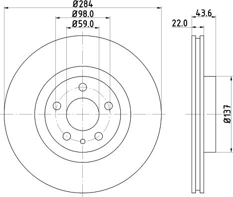 DON PCD10992 - Bremžu diski ps1.lv