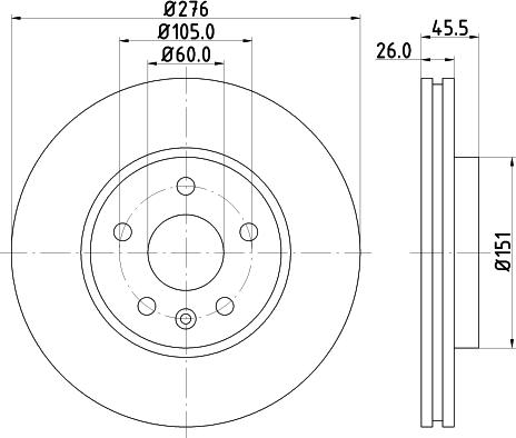 DON PCD10962 - Bremžu diski ps1.lv