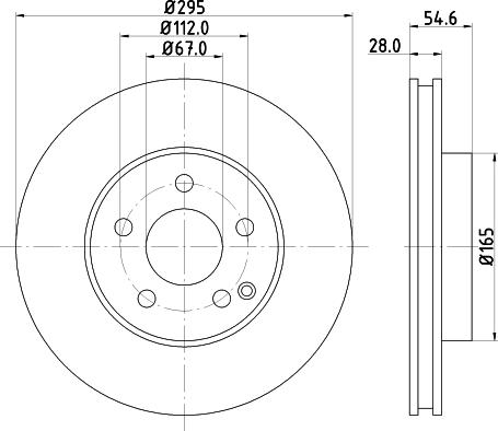 DON PCD10692 - Bremžu diski ps1.lv