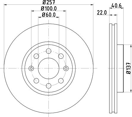 DON PCD10102 - Bremžu diski ps1.lv