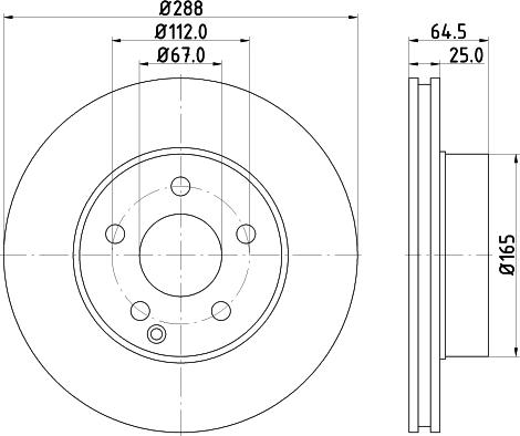 Brembo 09.A736.14 - Bremžu diski ps1.lv