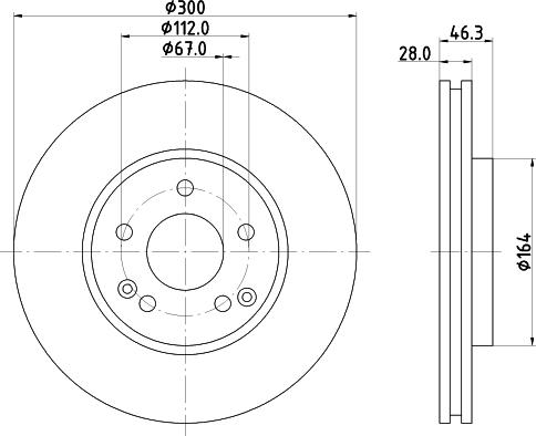 DON PCD10882 - Bremžu diski ps1.lv