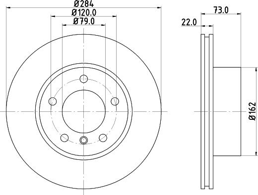 DON PCD10362 - Bremžu diski ps1.lv