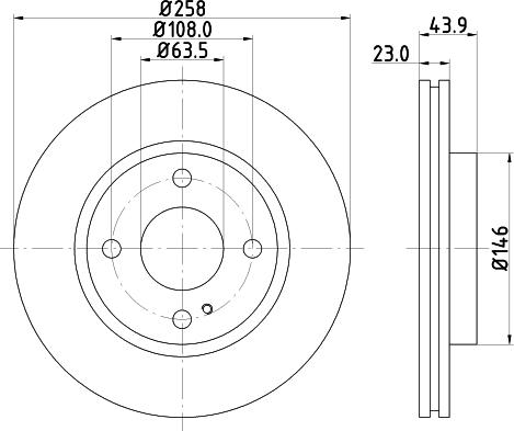 DON PCD10372 - Bremžu diski ps1.lv