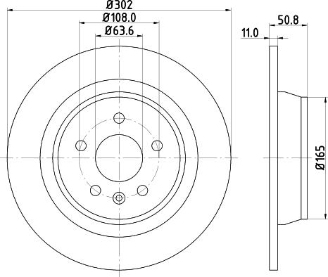 DON PCD10272 - Bremžu diski ps1.lv