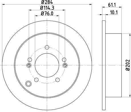 DON PCD10772 - Bremžu diski ps1.lv