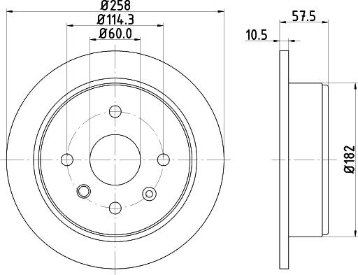 DON PCD11922 - Bremžu diski ps1.lv