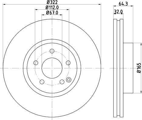 DON PCD11251 - Bremžu diski ps1.lv