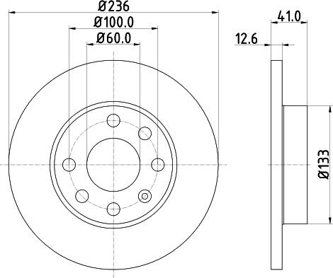 DON PCD11202 - Bremžu diski ps1.lv