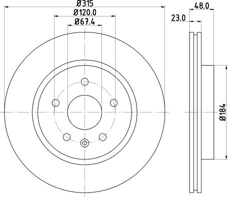 DON PCD11792 - Bremžu diski ps1.lv