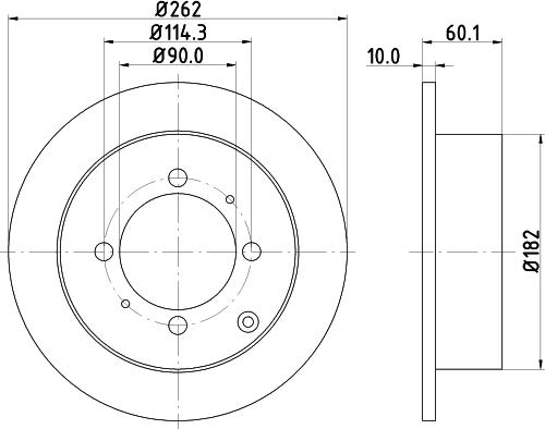 DON PCD13502 - Bremžu diski ps1.lv