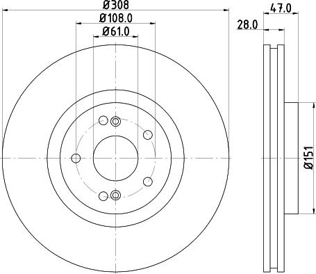 BOSCH 986479198 - Bremžu diski ps1.lv