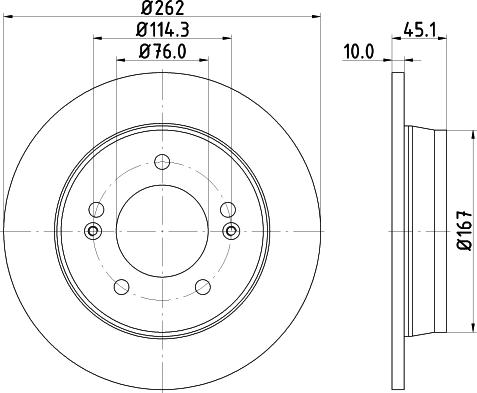 DON PCD13192 - Bremžu diski ps1.lv