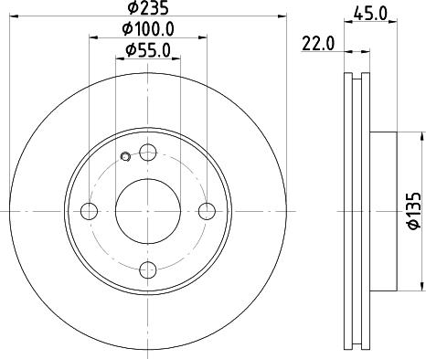 DON PCD13762 - Bremžu diski ps1.lv