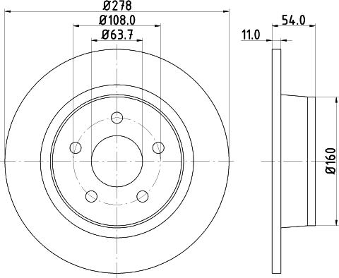 DON PCD12902 - Bremžu diski ps1.lv