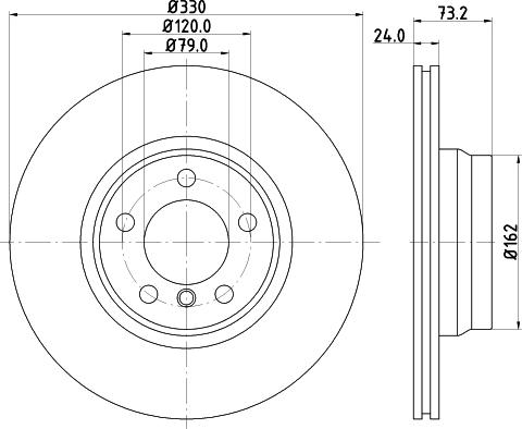 DON PCD12911 - Bremžu diski ps1.lv