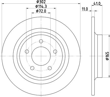 DON PCD12932 - Bremžu diski ps1.lv