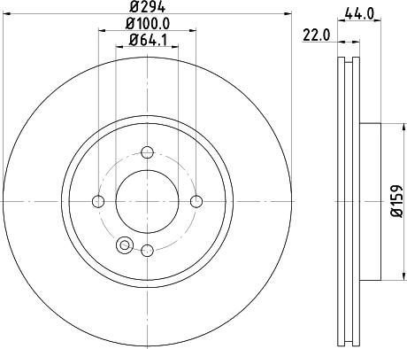 DON PCD12472 - Bremžu diski ps1.lv