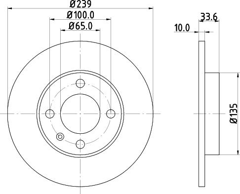 DON PCD12662 - Bremžu diski ps1.lv