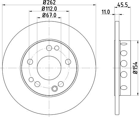 DON PCD12672 - Bremžu diski ps1.lv