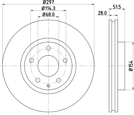 DON PCD12282 - Bremžu diski ps1.lv