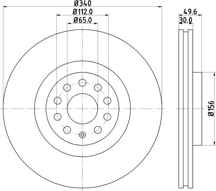 DON PCD12781 - Bremžu diski ps1.lv