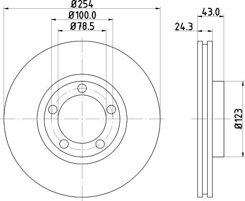 DON PCD17992 - Bremžu diski ps1.lv