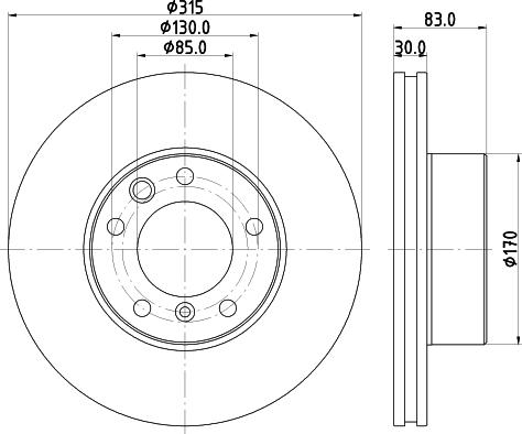 DON PCD17881 - Bremžu diski ps1.lv