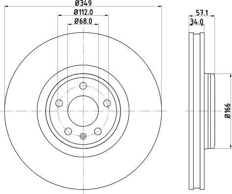 DON PCD21891 - Bremžu diski ps1.lv