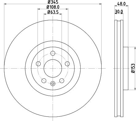 DON PCD21861 - Bremžu diski ps1.lv