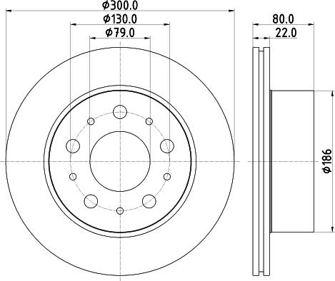 DON PCD21872 - Bremžu diski ps1.lv