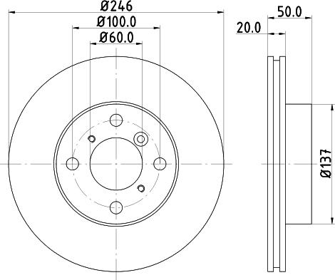 DON PCD21262 - Bremžu diski ps1.lv