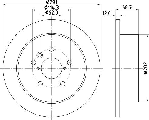 DON PCD23132 - Bremžu diski ps1.lv