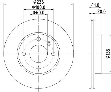 DON PCD22942 - Bremžu diski ps1.lv