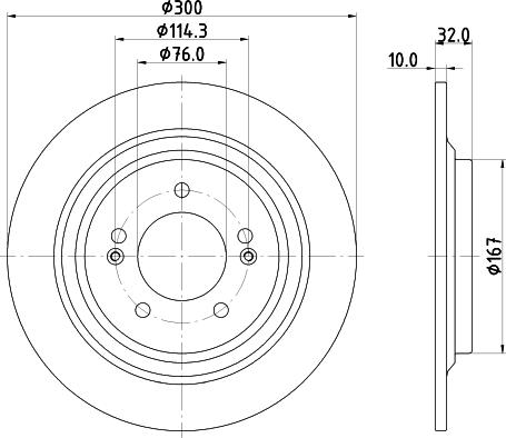 DON PCD22102 - Bremžu diski ps1.lv