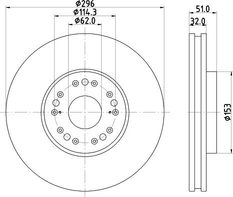 DON PCD22722 - Bremžu diski ps1.lv