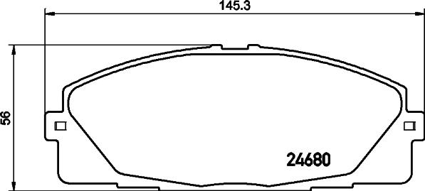 DON PCP1446 - Bremžu uzliku kompl., Disku bremzes ps1.lv