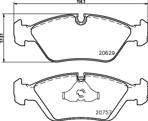 DON PCP1463 - Bremžu uzliku kompl., Disku bremzes ps1.lv