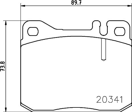 DON PCP1432 - Bremžu uzliku kompl., Disku bremzes ps1.lv