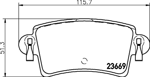 DON PCP1643 - Bremžu uzliku kompl., Disku bremzes ps1.lv