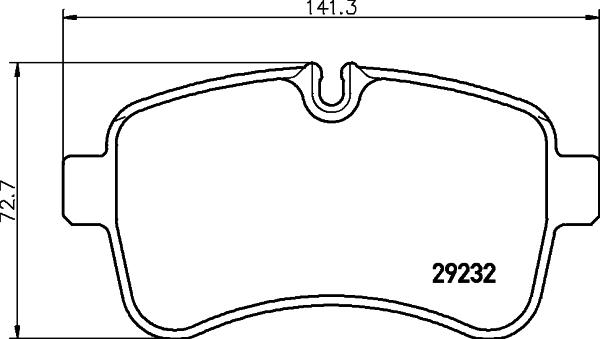 DON PCP1680 - Bremžu uzliku kompl., Disku bremzes ps1.lv