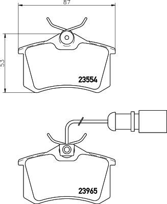 DON PCP1092 - Bremžu uzliku kompl., Disku bremzes ps1.lv