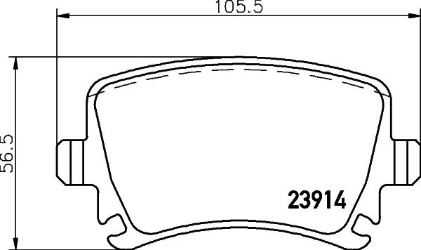 DON PCP1004 - Bremžu uzliku kompl., Disku bremzes ps1.lv