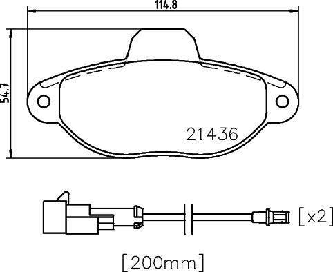 DON PCP1074 - Bremžu uzliku kompl., Disku bremzes ps1.lv