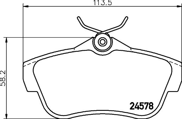 DON PCP1196 - Bremžu uzliku kompl., Disku bremzes ps1.lv