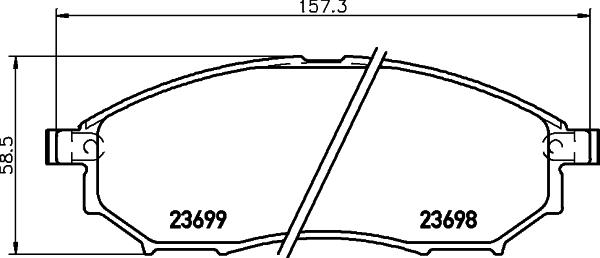 DON PCP1124 - Bremžu uzliku kompl., Disku bremzes ps1.lv