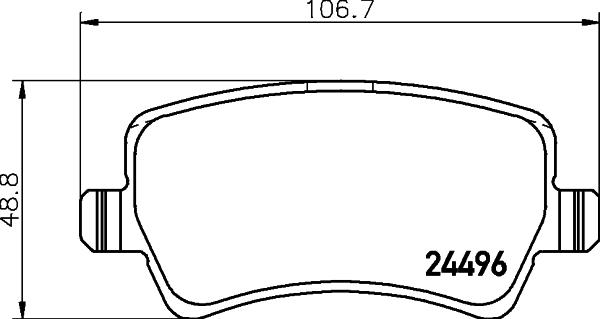 DON PCP1175 - Bremžu uzliku kompl., Disku bremzes ps1.lv