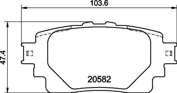 DON PCP1806 - Bremžu uzliku kompl., Disku bremzes ps1.lv