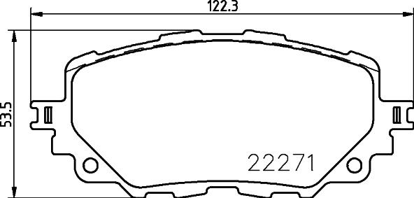 DON PCP1888 - Bremžu uzliku kompl., Disku bremzes ps1.lv