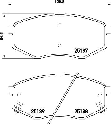 DON PCP1344 - Bremžu uzliku kompl., Disku bremzes ps1.lv